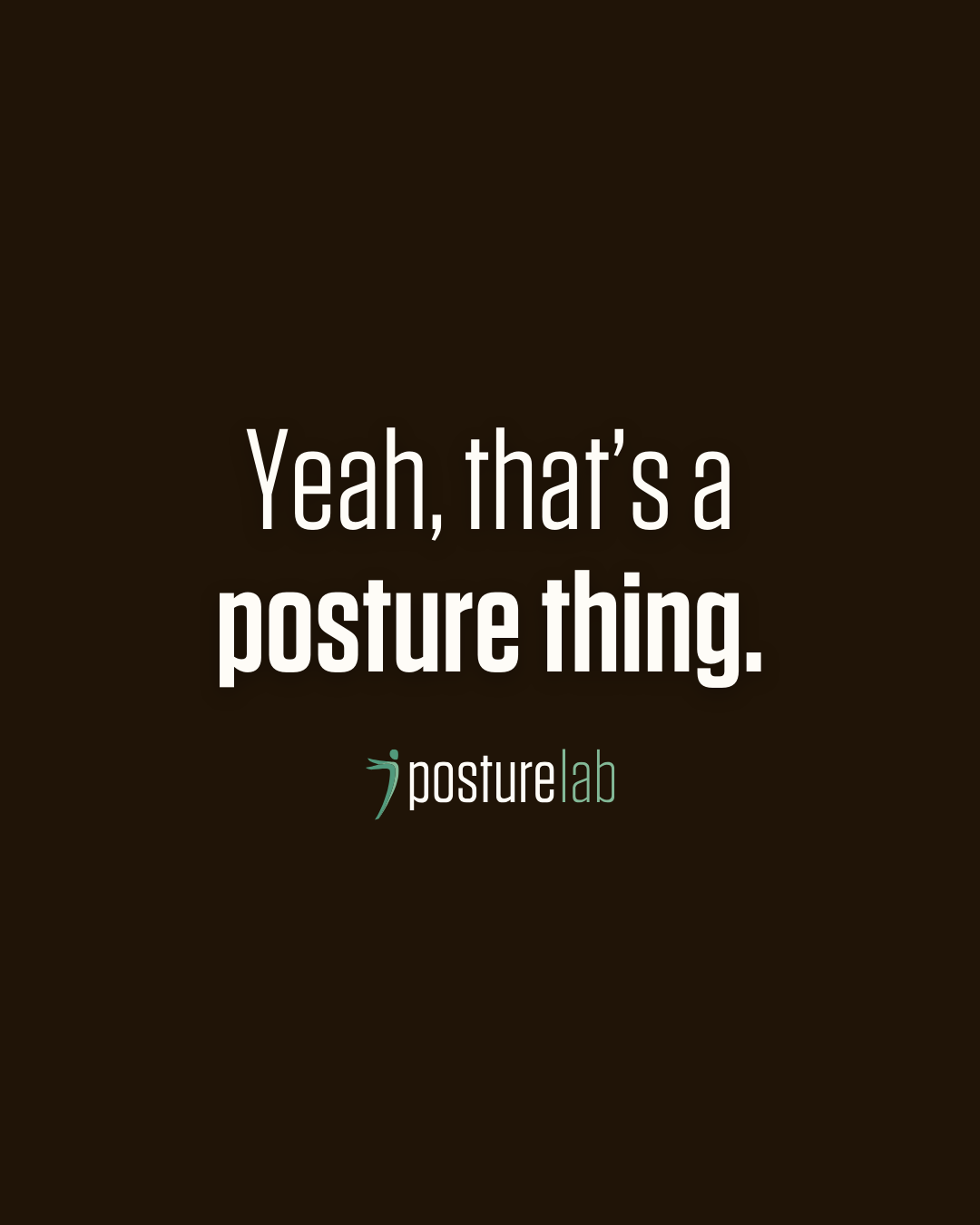 Posture Lab highlight